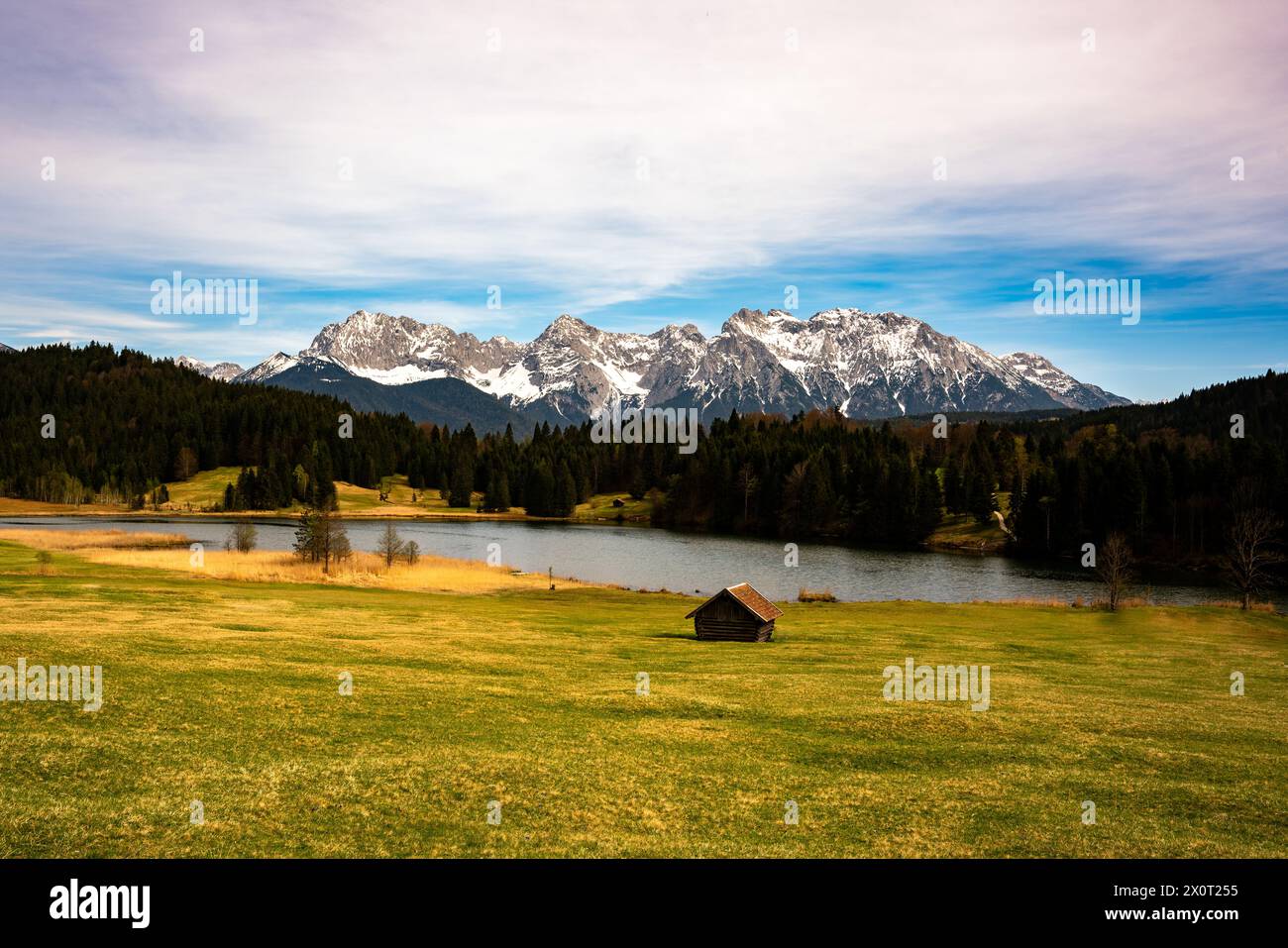 Alps, Mountain lake, Mountains, Lake, Wagenbrüchsee, Barmsee, Geroldsee ...