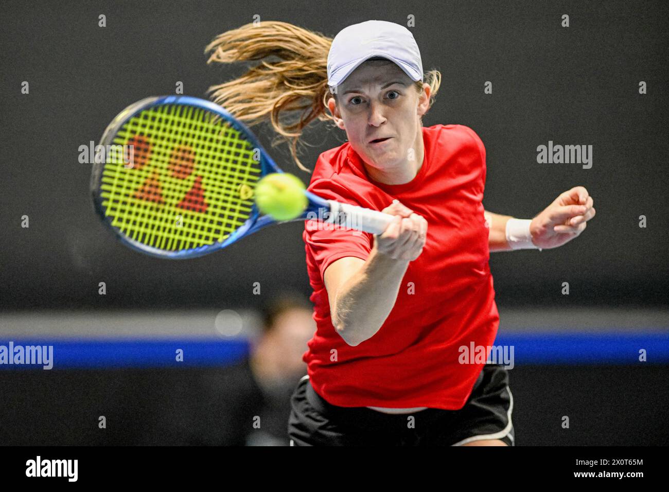 13 04 2024. Vilnius, Lithuania. Billie Jean King Cup match Croatia-Lithuania. Stock Photo