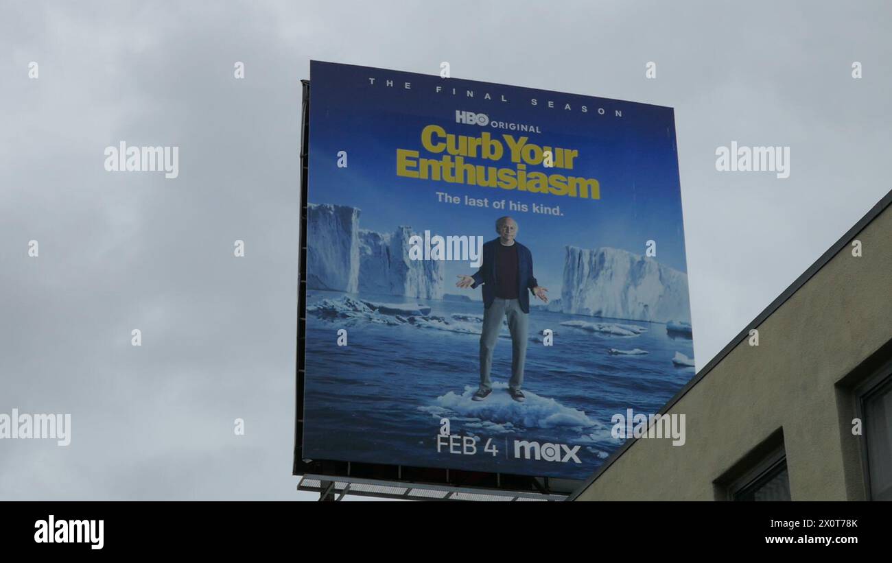 Los Angeles, California, USA 12th April 2024 Larry David HBO Curb Your ...