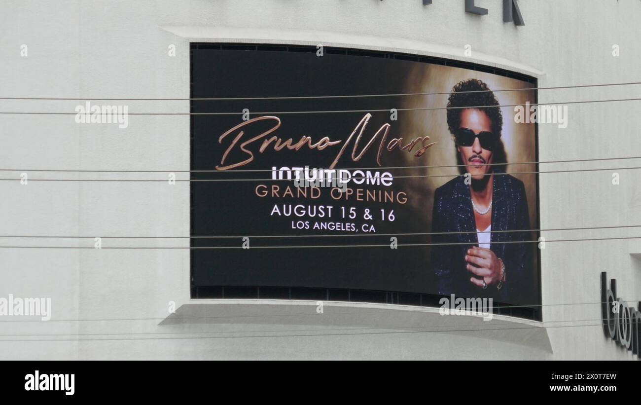Los Angeles, California, USA 12th April 2024 Bruno Mars Intuit Dome