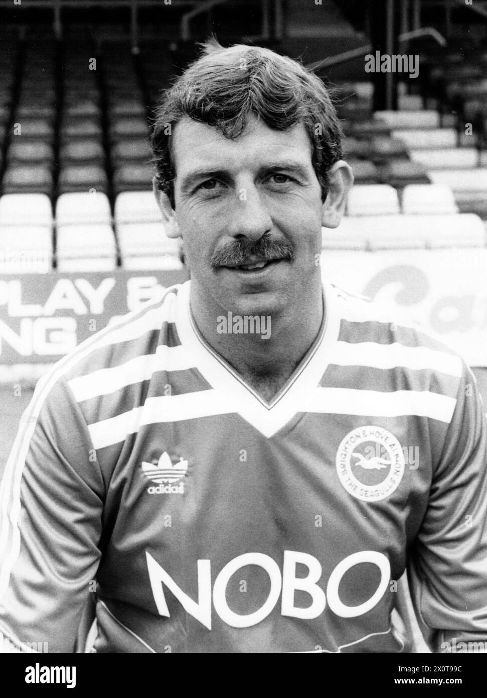 GERRY ARMSTRONG, BRIGHTON FC 1989 PIC MIKE WALKER 1989 Stock Photo
