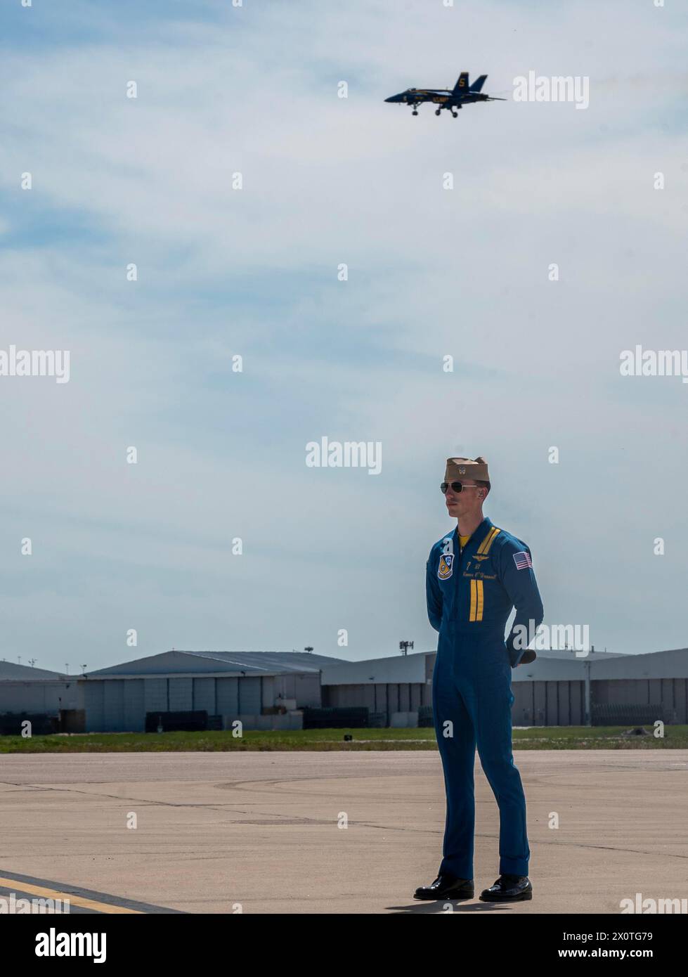 LT Connor O'Donnell, Blue Angels 7 pilot and narrator, assigned to the