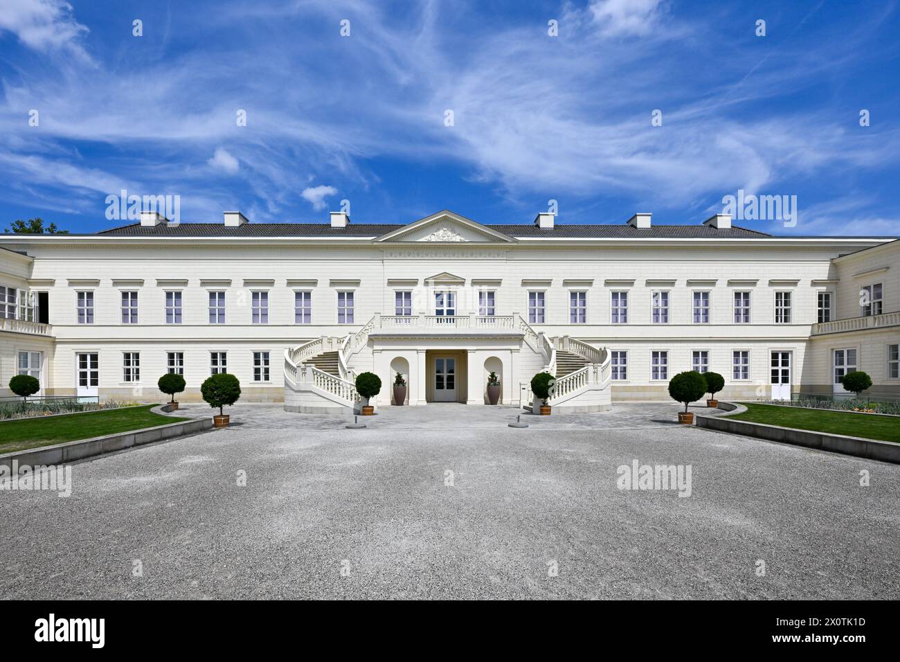 Castle of Herrenhausen Palace located in Hanover, Germany Stock Photo