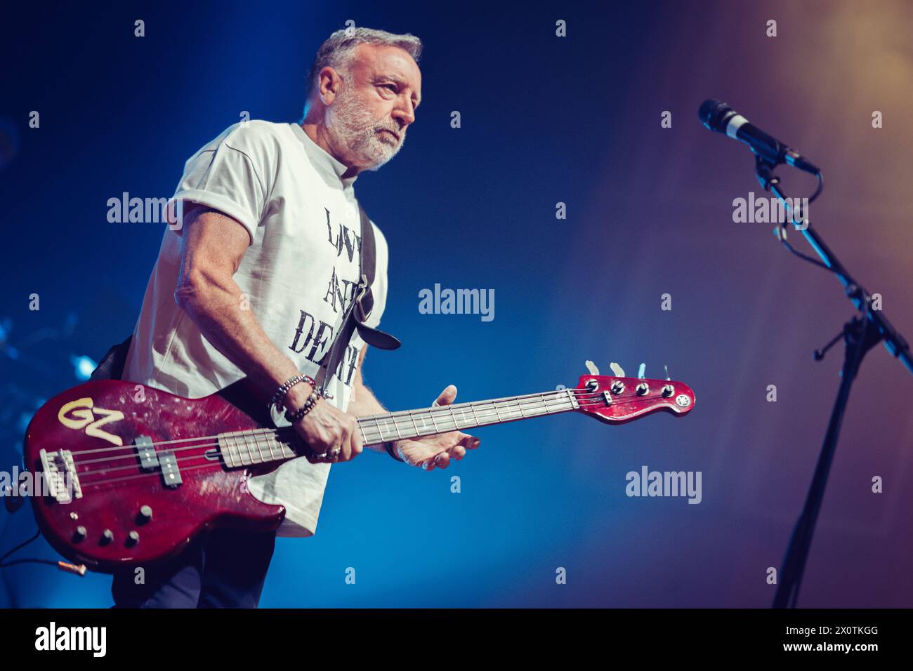 Newcastle, UK. 13th Apr, 2024. Peter Hook And The Light perform at o2 City Hall, Newcastle. Credit: Thomas Jackson/Alamy Live News Stock Photo