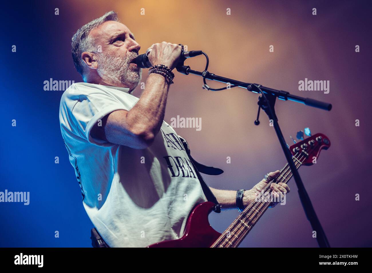 Newcastle, UK. 13th Apr, 2024. Peter Hook And The Light perform at o2 City Hall, Newcastle. Credit: Thomas Jackson/Alamy Live News Stock Photo