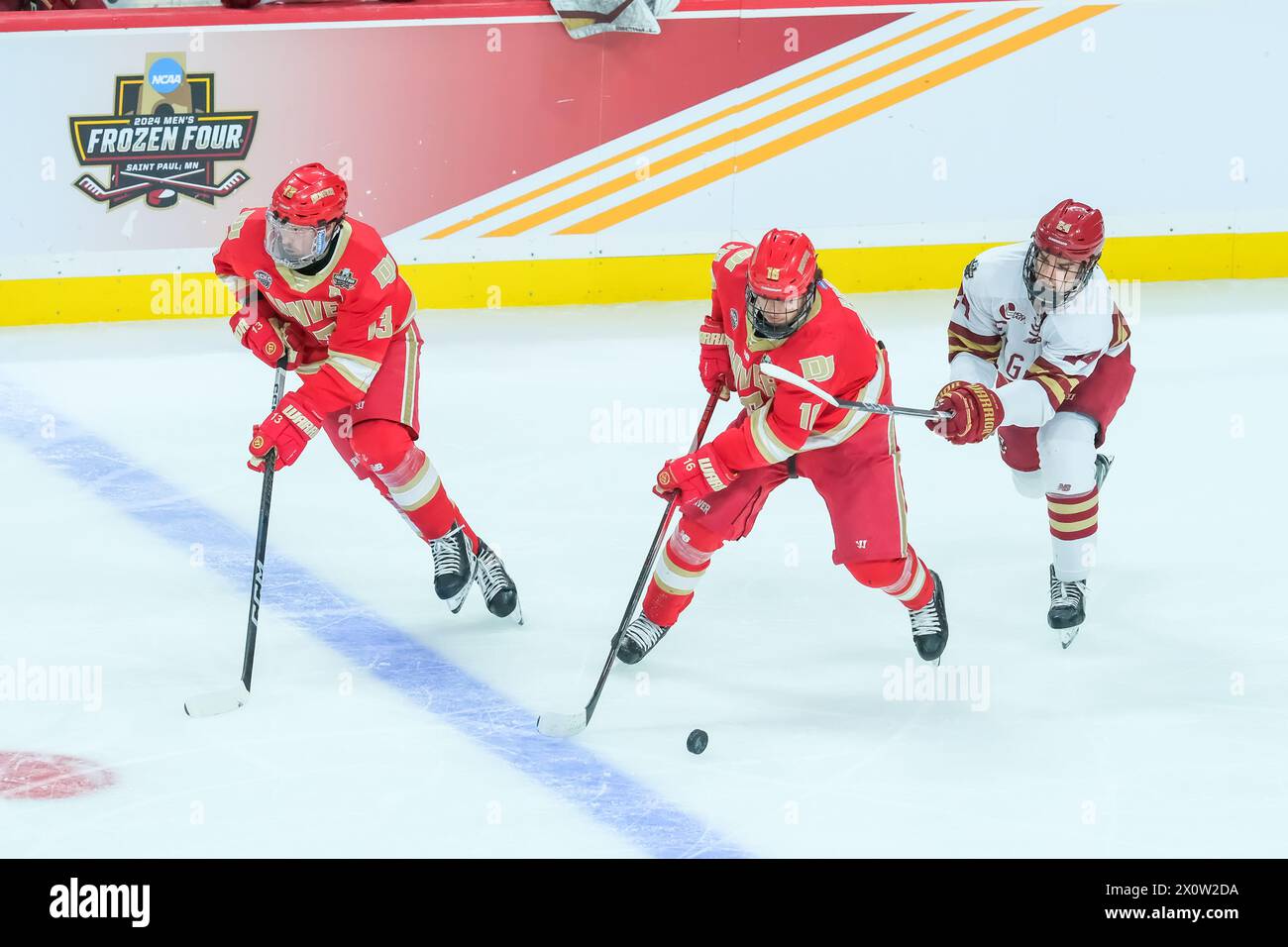 Minneapolis, Minnesota, USA. 13th Apr, 2024. Denver forward TRISTAN