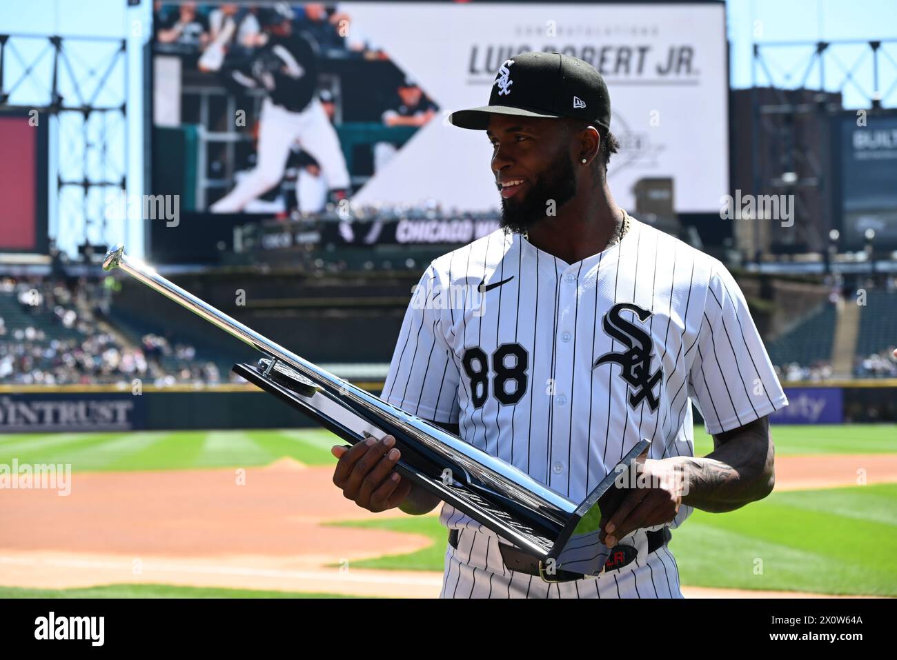 Chicago, United States. 13th Apr, 2024. Luis Robert Jr., Cubanborn
