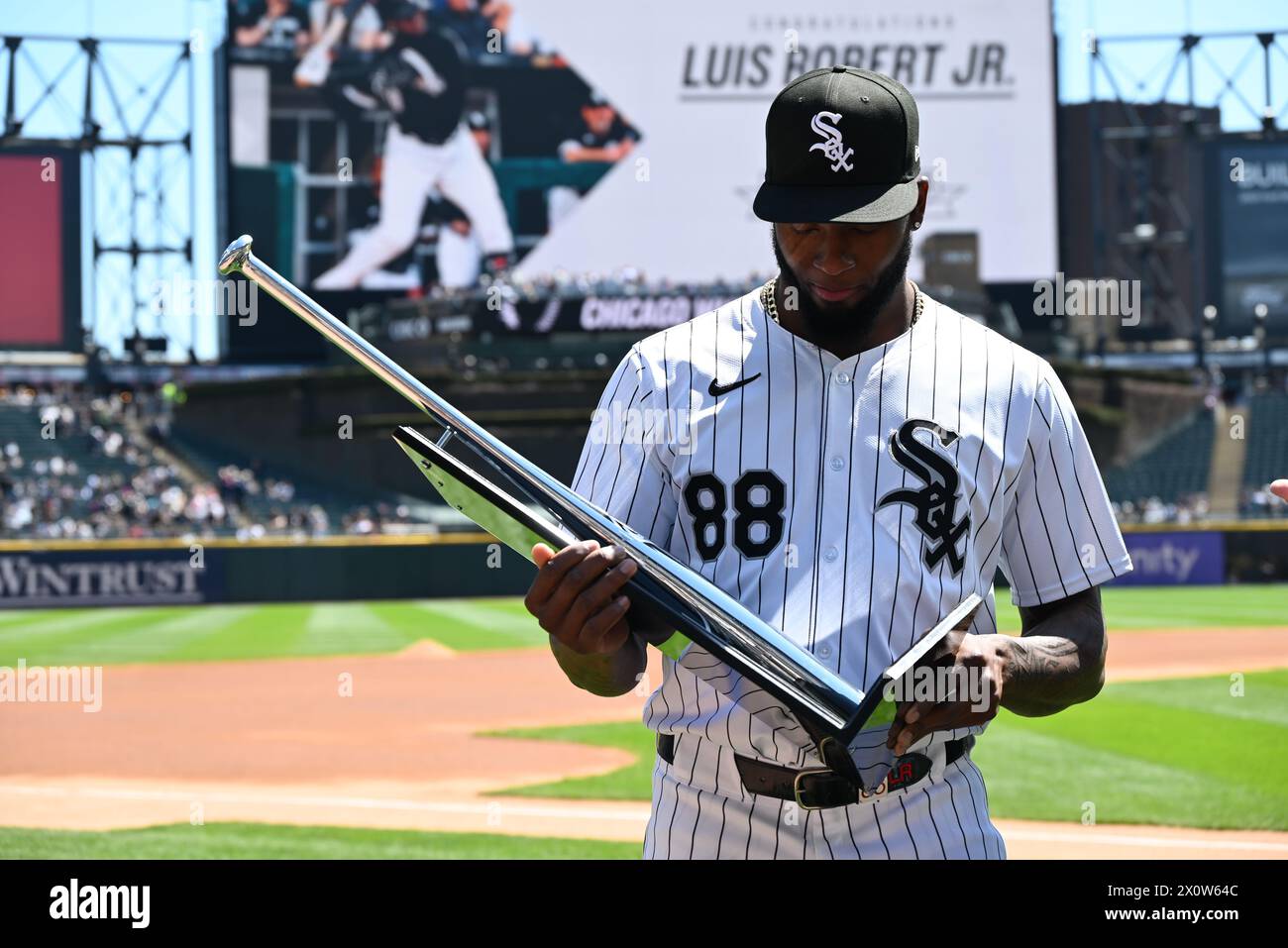 Chicago, United States. 13th Apr, 2024. Luis Robert Jr., Cubanborn