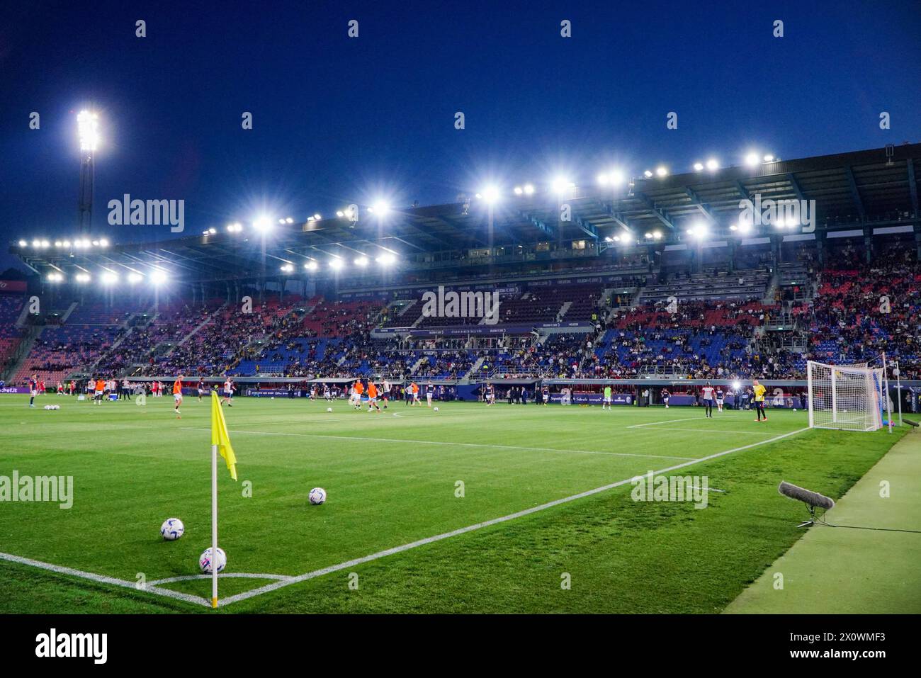 Dall'Ara stadium during the Italian championship Serie A football match between Bologna FC and AC Monza on April 13, 2024 at Dall'Ara Stadium in Bologna, Italy - Credit: Luca Rossini/E-Mage/Alamy Live News Stock Photo