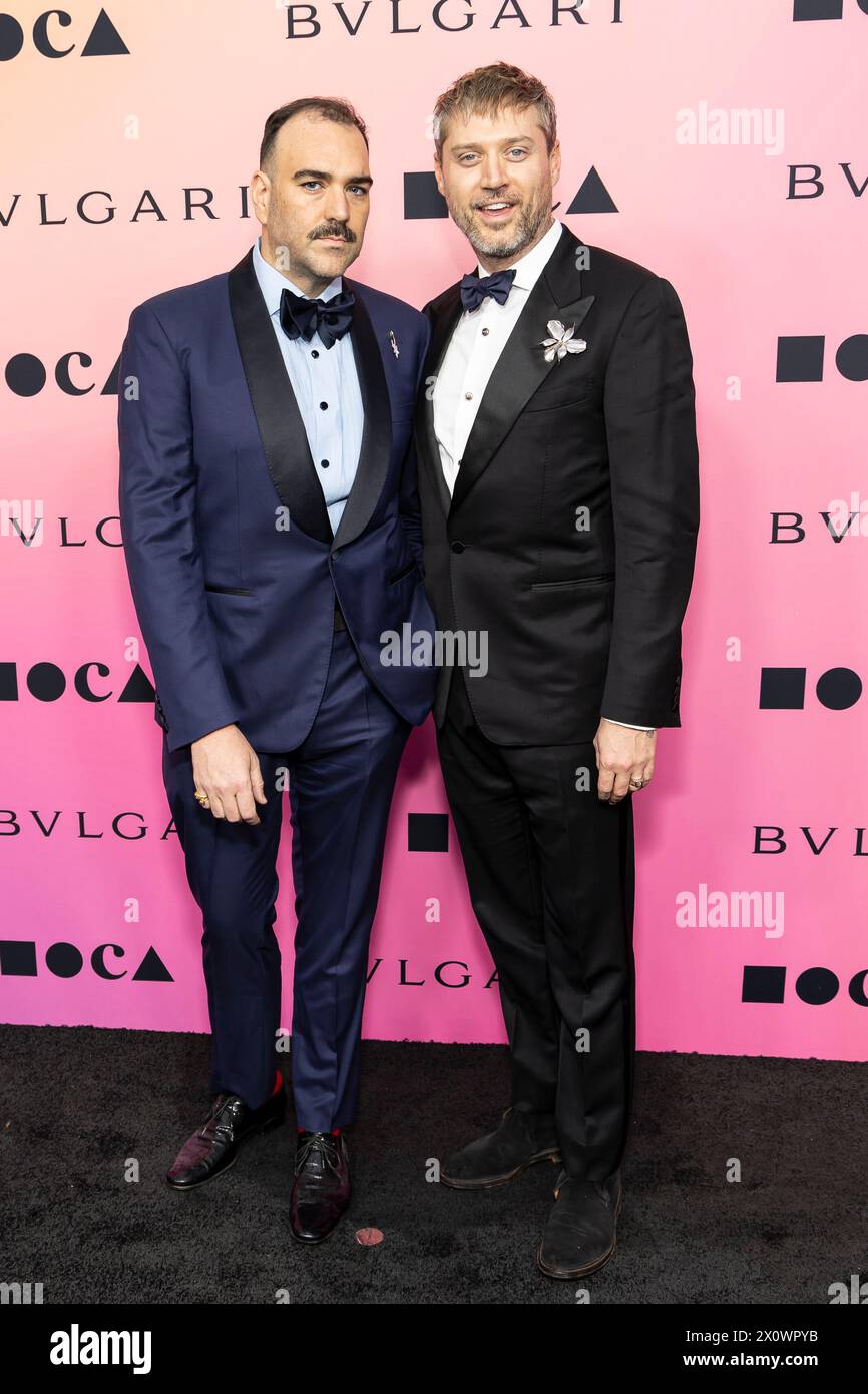 Los Angeles USA 13th Apr 2024 Ezra Woods And Michael Woodcock Los Angeles Usa 13th Apr 2024 Ezra Woods And Michael Woodcock Attend The Arrivals Of The Moca Gala At The Geffen Contemporary At Moca In Los Angeles Ca On April 13 2024 Photo By Corine Solbergsipausa Credit Sipa Usaalamy Live News 2X0WPYB 
