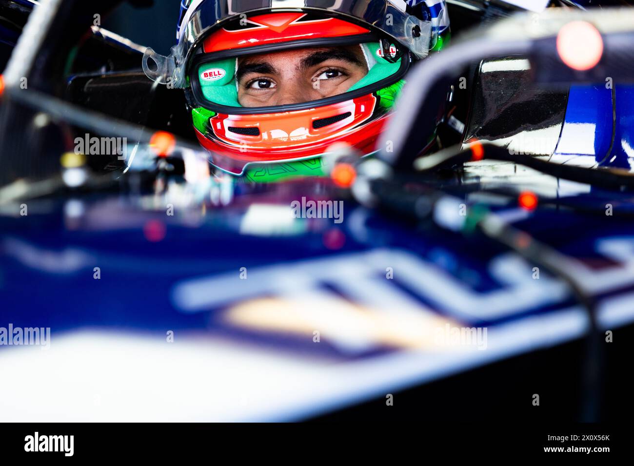 DARUVALA Jehan (ind), Maserati MSG Racing, Maserati Tipo Folgore, portrait during the 2024 Misano ePrix, 5th meeting of the 2023-24 ABB FIA Formula E World Championship, on the Misano World Circuit Marco Simoncelli from April 11 to 14, 2024 in Misano Adriatico, Italy Stock Photo