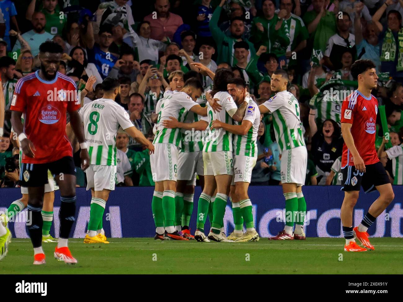Spain La Liga soccer match Betis vs Celta de vigo at Benito Villamarin ...