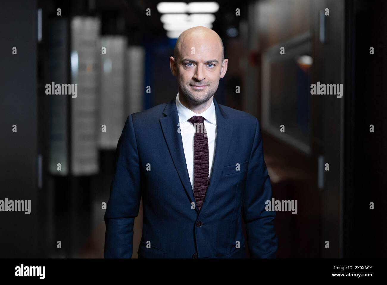Portrait of French Deputy Minister for Europe Jean Noel Barrot ahead of