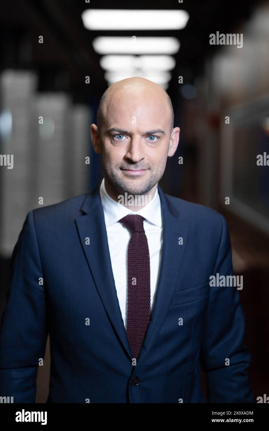 Portrait of French Deputy Minister for Europe Jean Noel Barrot ahead of