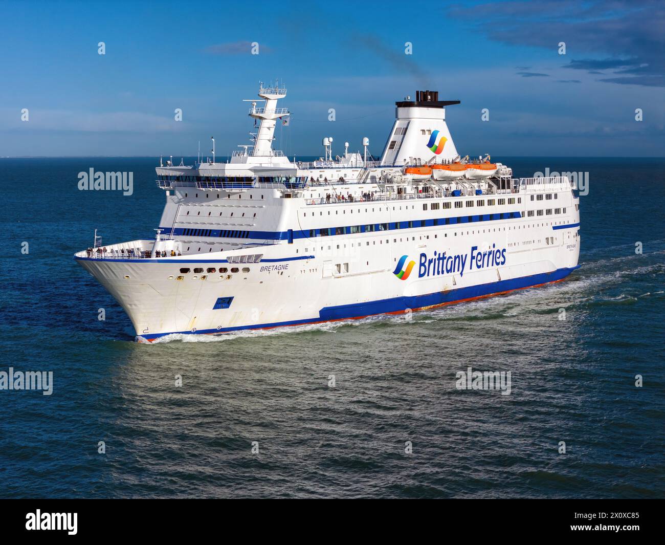 Bretagne is a crossChannel ferry operated by Brittany Ferries between