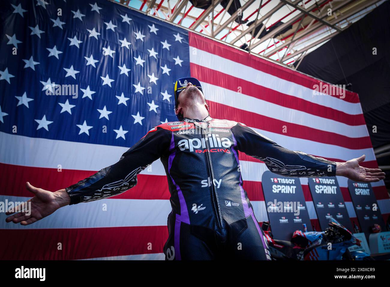 Austin, USA. 13th Apr, 2024. Sprint race of MotoGP Red Bull Grand Prix ...