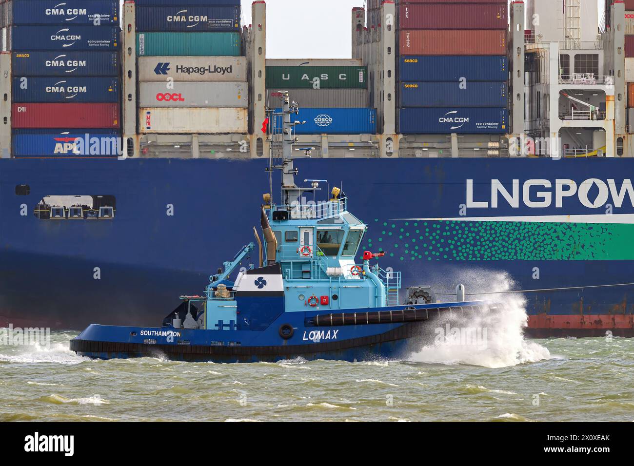 Lomax is an Azimuth Stern Drive (ASD) tug operated by Svitzer Towage ...