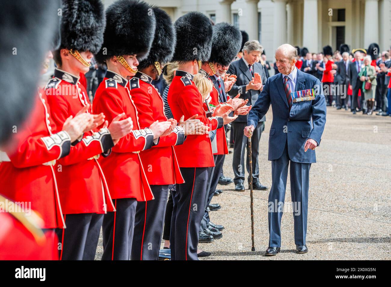 London, UK. 14th Apr, 2024. HRH The Duke of Kent stands down as ...