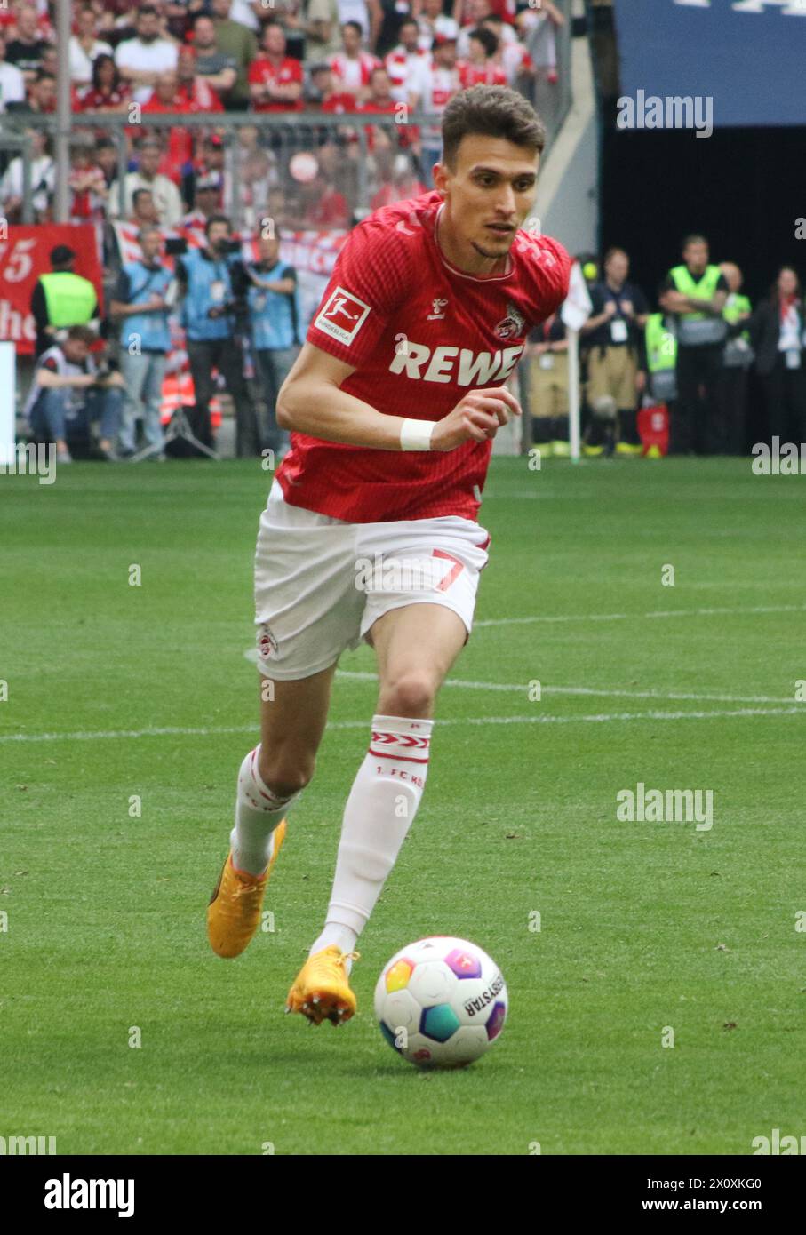 MUNICH, Germany. , . Dejan LJUBICIC of FcKOELN during the Bundesliga Football match between Fc Bayern Muenchen and 1. Fc KOELN, KÖLN at the Allianz Arena in Munich on 13. April 2024, Germany. DFL, Fussball, 2:0 (Photo and copyright @ ATP images/Arthur THILL (THILL Arthur/ATP/SPP) Credit: SPP Sport Press Photo. /Alamy Live News Stock Photo