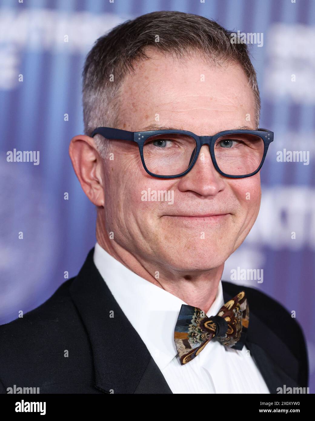 LOS ANGELES, CALIFORNIA, USA - APRIL 13: David Baszucki arrives at the