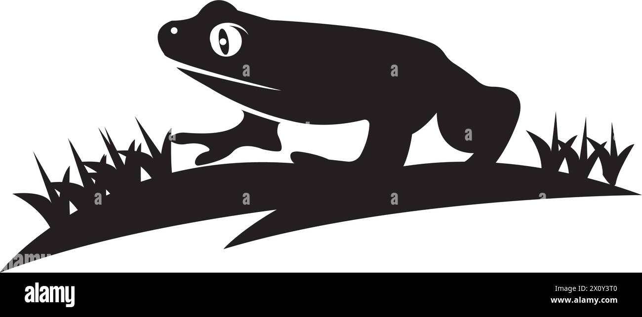 Frog Logo Template vector illustration design Stock Vector Image & Art ...