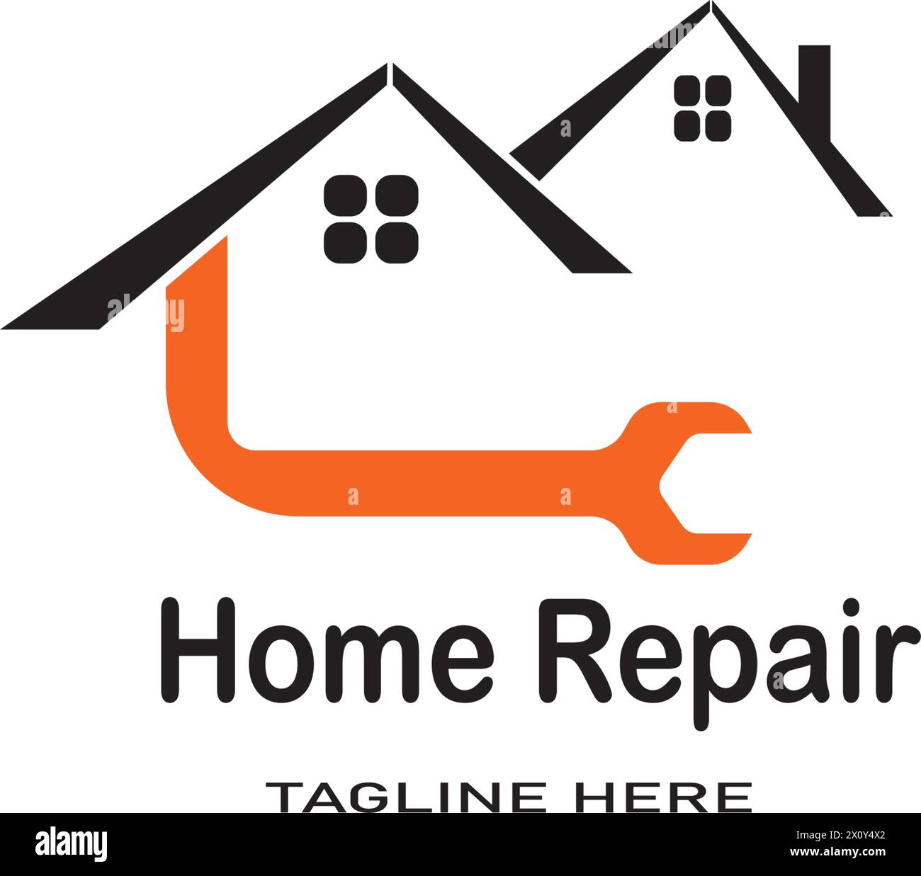Home Repair logo template vector icon design Stock Vector