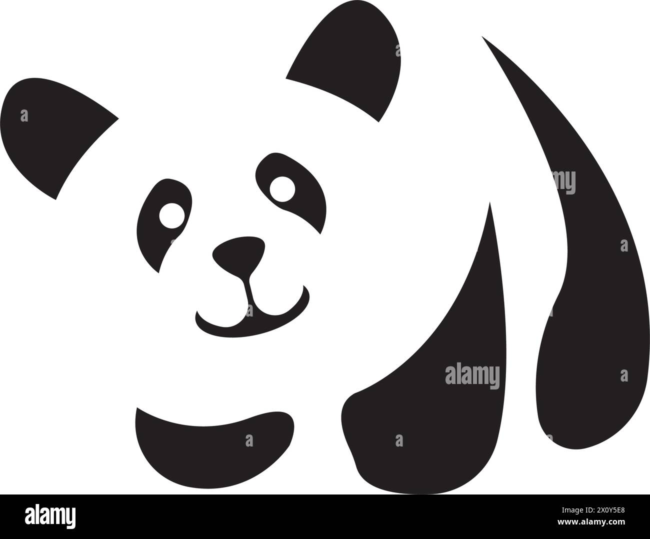 panda icon logo vector design template Stock Vector Image & Art - Alamy