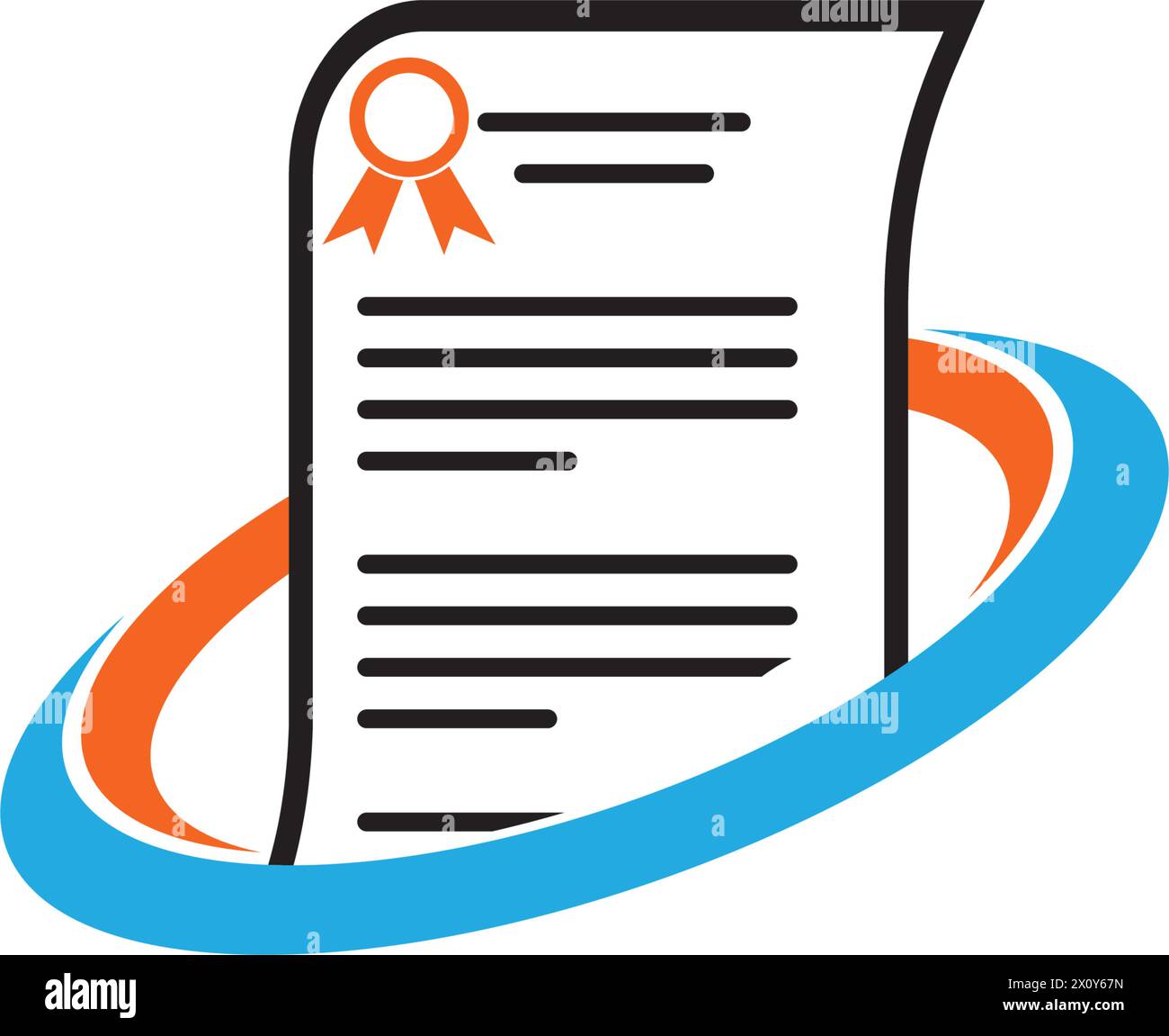 document icon logo vector design template Stock Vector