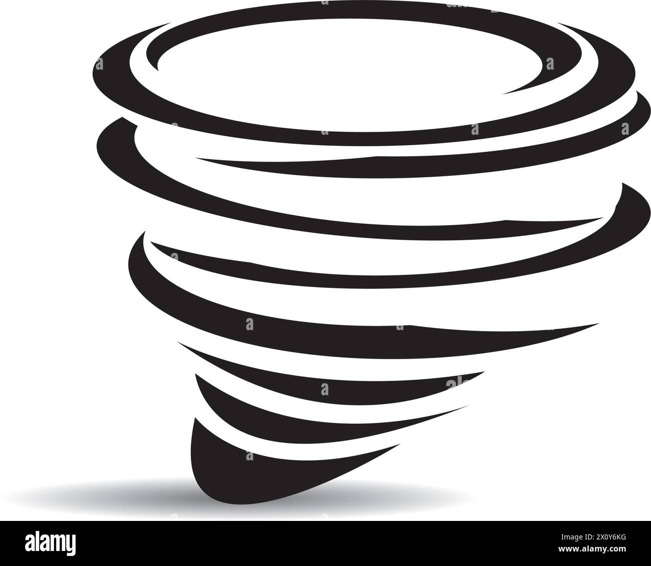 tornado icon logo vector design template Stock Vector