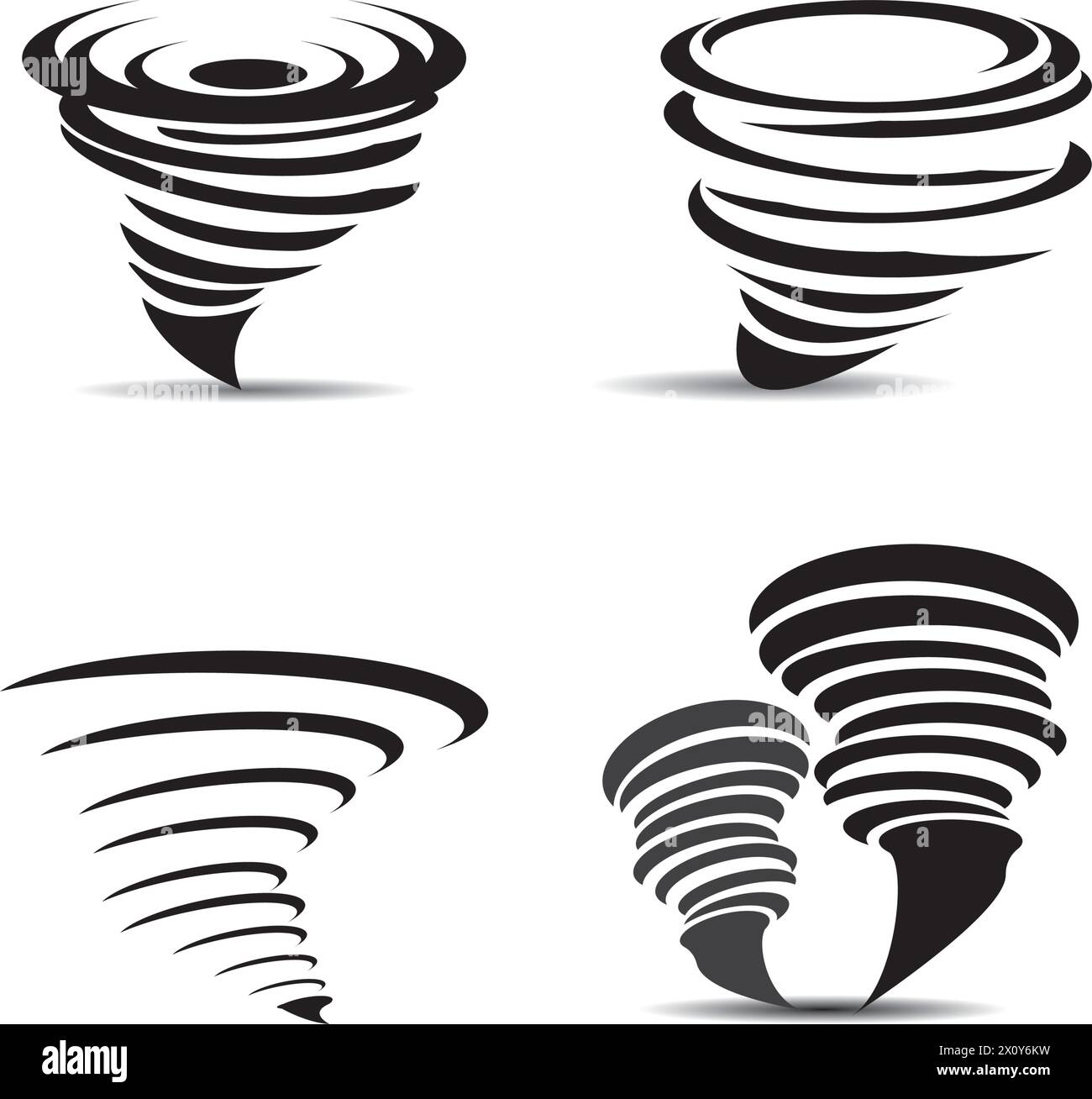 tornado icon logo vector design template Stock Vector Image & Art - Alamy