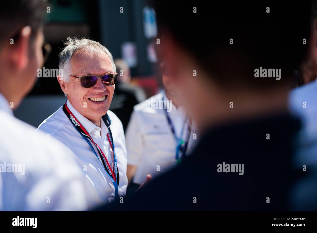 TAVARES Carlos, CEO Stellantis group, portrait at the garage tour with DS Italy during the 2024 Misano ePrix, 5th meeting of the 2023-24 ABB FIA Formula E World Championship, on the Misano World Circuit Marco Simoncelli from April 11 to 14, 2024 in Misano Adriatico, Italy Stock Photo