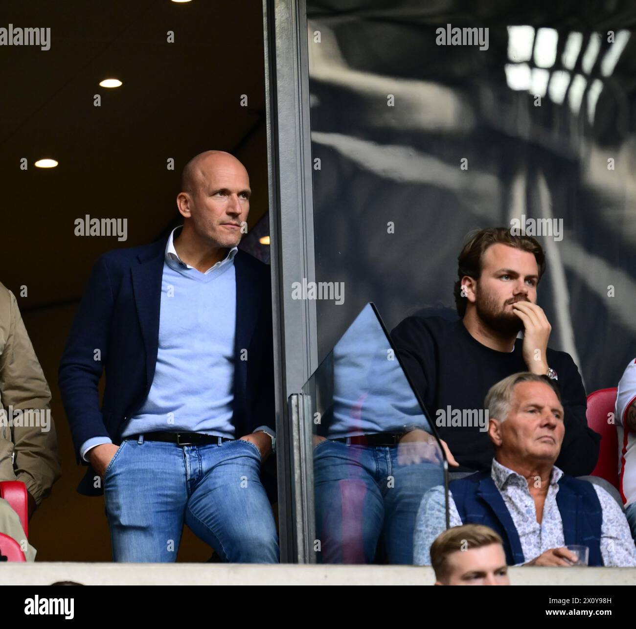 AMSTERDAM - Ajax general manager Alex Kroes present in the Johan Cruijff ArenA during the Dutch Eredivisie match between Ajax Amsterdam and FC Twente in the Johan Cruijff ArenA on April 14, 2024 in Amsterdam, Netherlands. ANP OLAF KRAAK Stock Photo