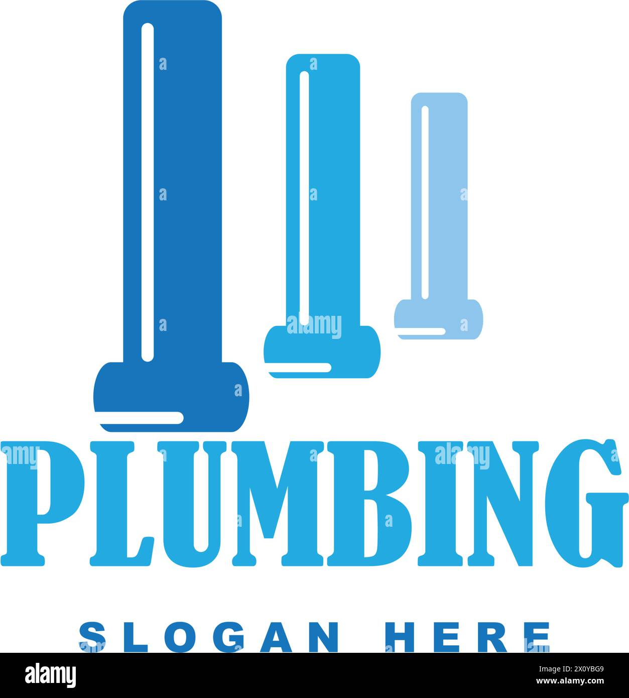 Plumbing logo vector icon illustration design Stock Vector