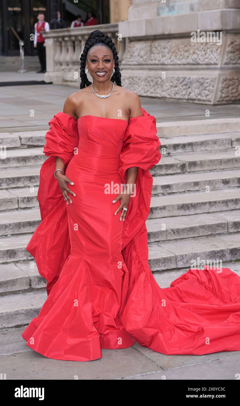 Beverley Knight attending the Olivier Awards at the Royal Albert Hall, London. Picture date: Sunday April 14, 2024. Stock Photo