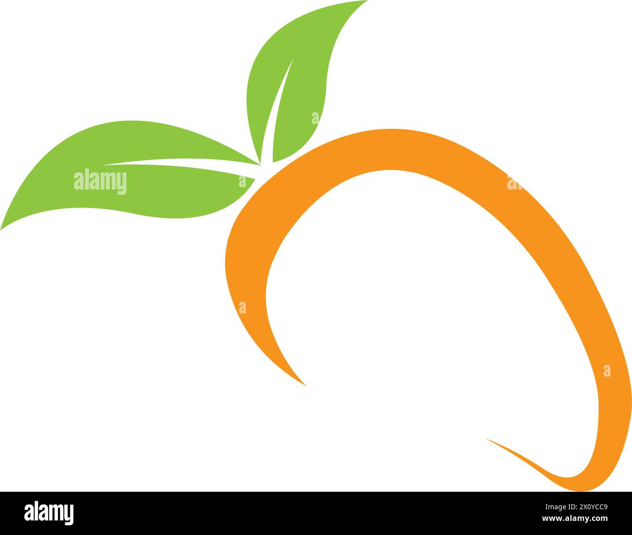 Mango vector icon. illustration logo template Stock Vector