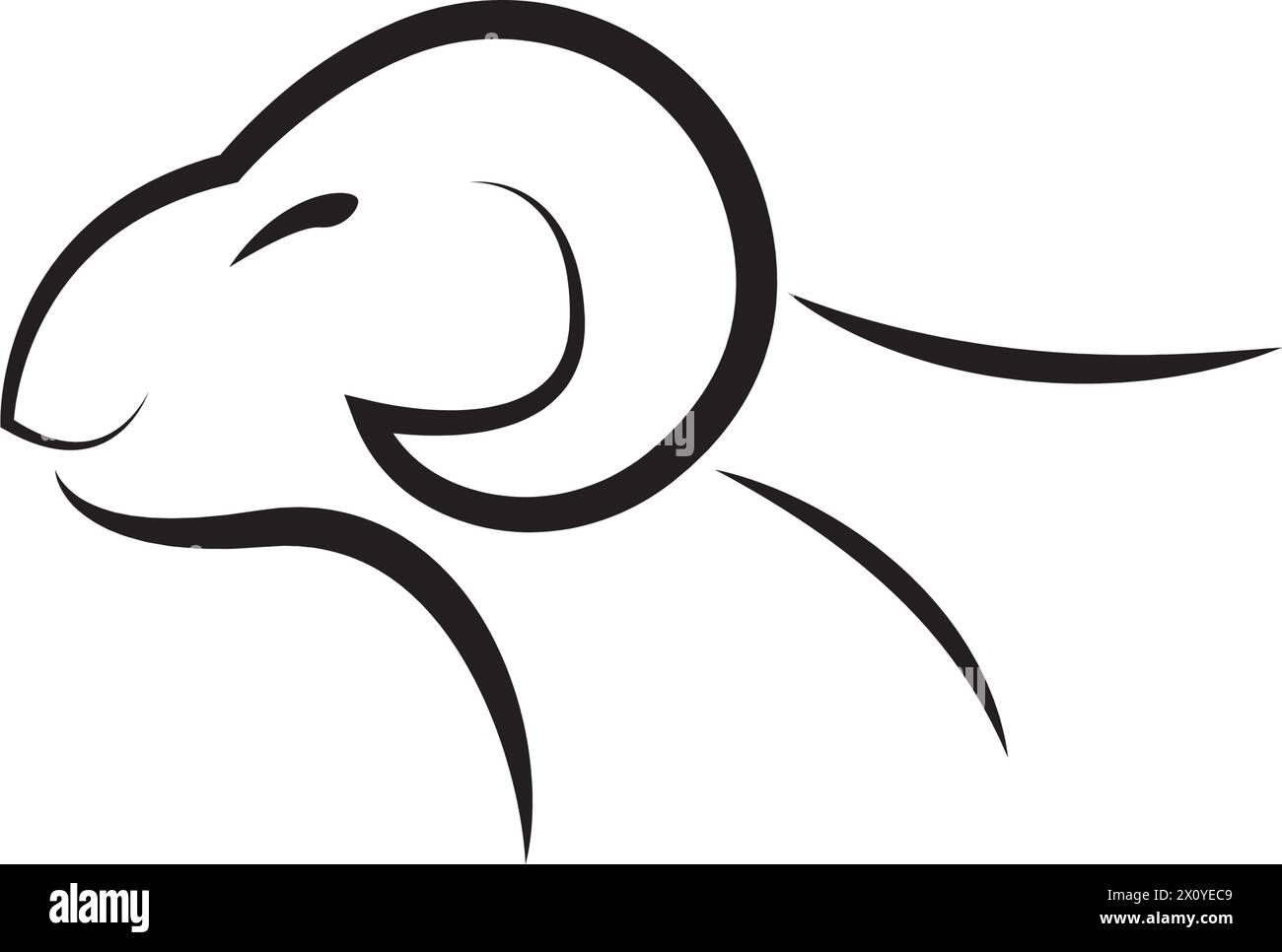 sheep icon. vector illustration template design Stock Vector Image ...