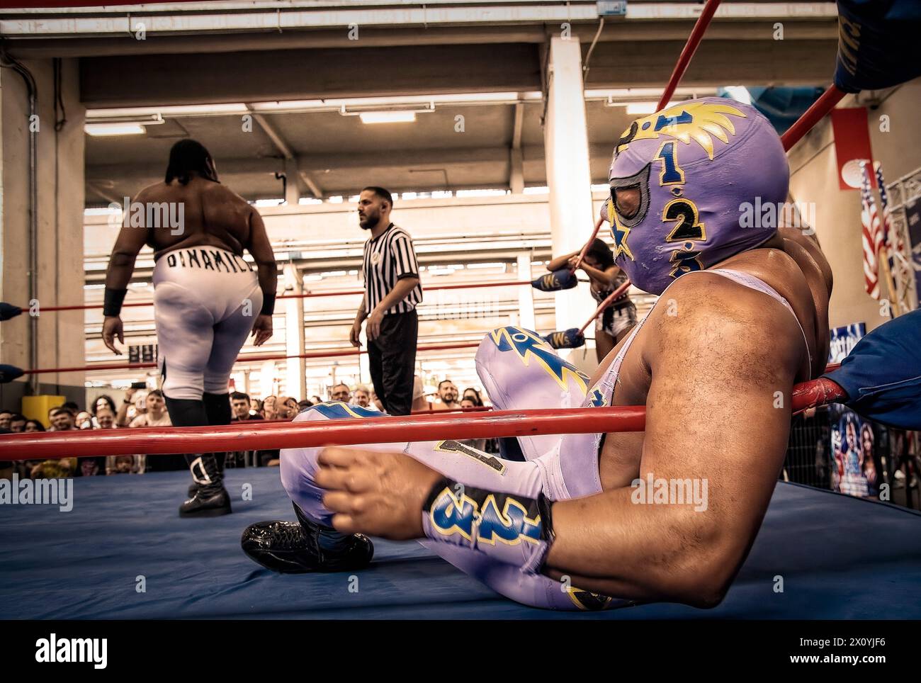 Italy Piedmont Turin Ligotto Fair XXVIII edition of Torino Comics - champions of the Italian Wrestling Superstar Credit: Realy Easy Star/Alamy Live News Stock Photo