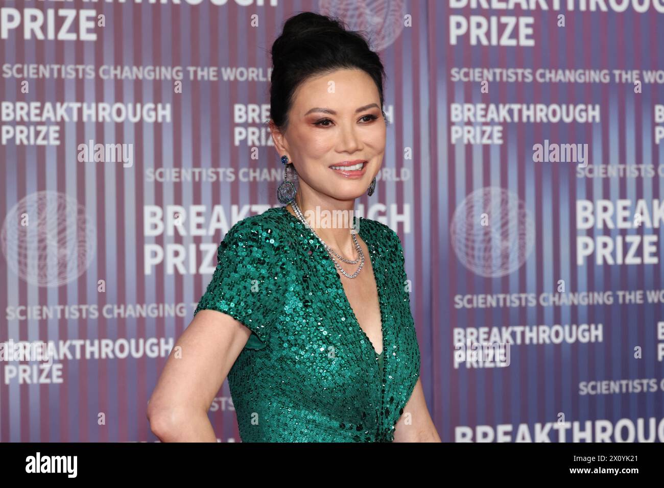 Wendi Murdoch attends the 2024 Breakthrough Prize Ceremony at Academy Museum of Motion Pictures on April 13, 2024 in Los Angeles, California. Photo: CraSH/imageSPACE Credit: Imagespace/Alamy Live News Stock Photo