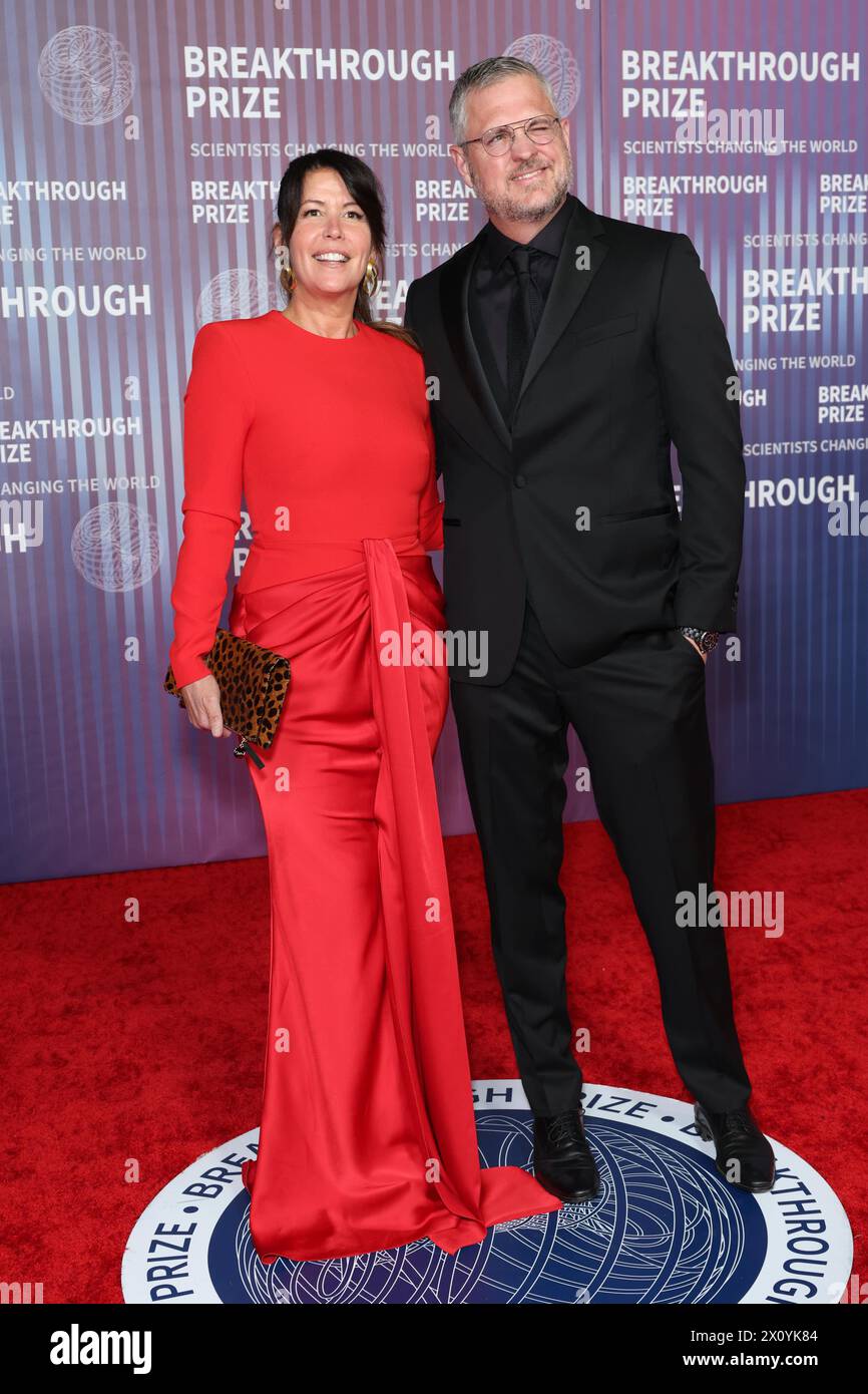Patty Jenkins and Sam Sheridan attends the 2024 Breakthrough Prize Ceremony at Academy Museum of Motion Pictures on April 13, 2024 in Los Angeles, California. Photo: CraSH/imageSPACE Credit: Imagespace/Alamy Live News Stock Photo
