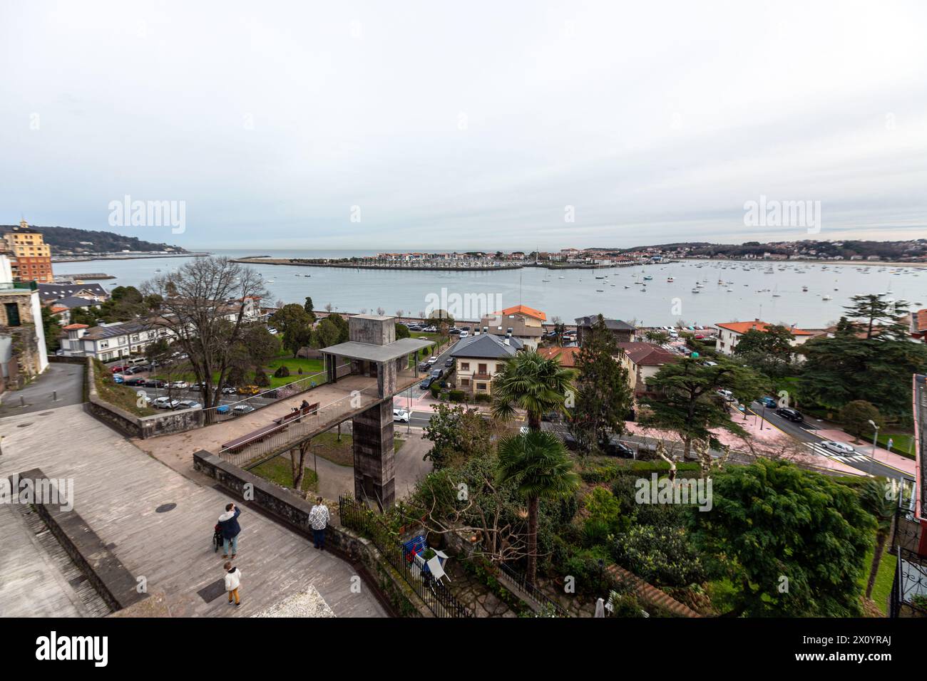 V Basque Elevator lift panoramic medieval city hi-res stock photography and ...