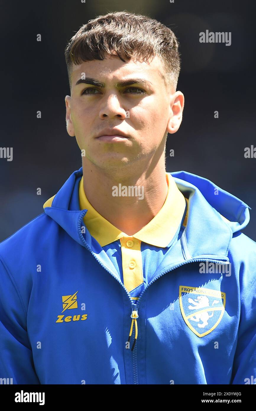 Naples, Italy. 14 Apr, 2024. Enzo Barrenechea of Frosinone Calcio