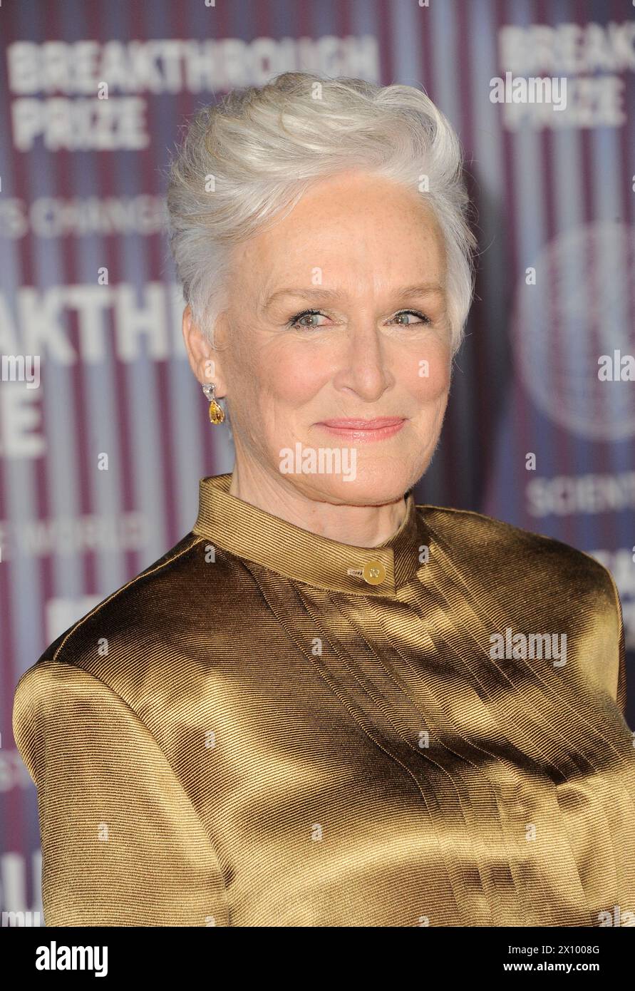 Glenn Close at the 10th Annual Breakthrough Prize Ceremony held at the Academy Museum of Motion Pictures in Los Angeles, USA on April 13, 2024. Stock Photo