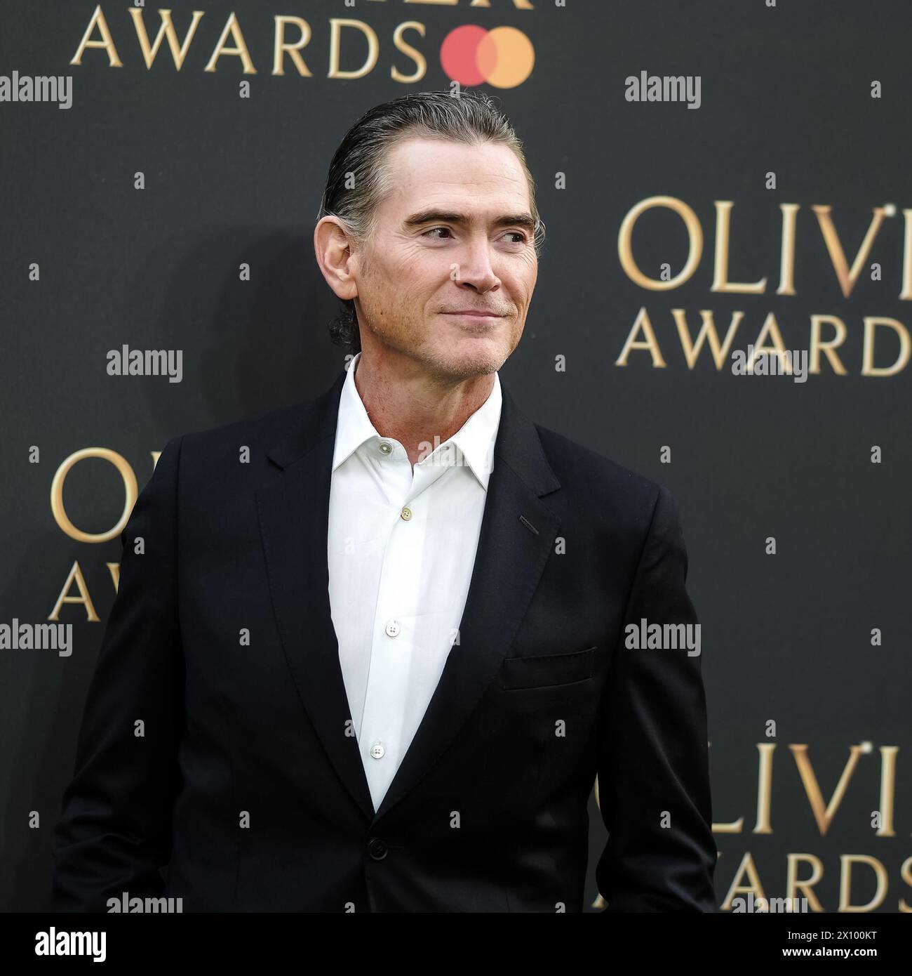 London, UK. 14th Apr, 2024. Billy Crudup photographed arriving at the Olivier Awards 2024 with Mastercard at the The Royal Albert Hall. Picture by Julie Edwards Credit: JEP Celebrity Photos/Alamy Live News Stock Photo