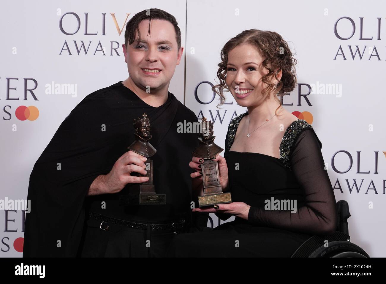 Jak Malone with the Best Actor in a Supporting Role In a Musical award