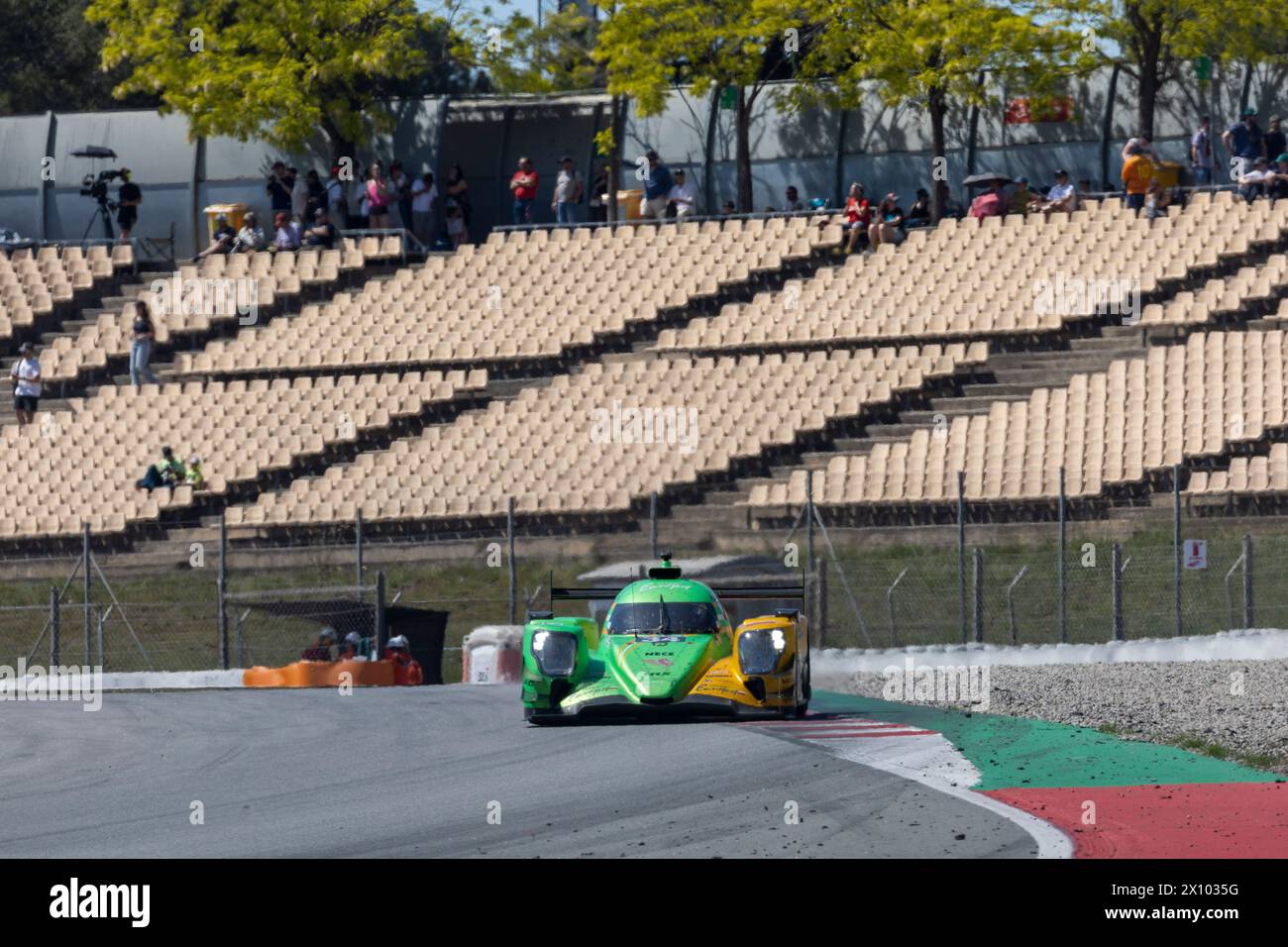 MONTMELO, Spain. 14th Apr, 2024. #34 INTER EUROPOL COMPETITION (POL) ORECA 07 - GIBSON (LMP2) OLIVER GRAY (GBR)/CLÉMENT NOVALAK (FRA)/LUCA GHIOTTO (ITA) DURING THE 4 HOURS OF BARCELONA, FIRST RACE OF THE 2024 EUROPEAN LE MANS SERIES AT CIRCUIT DE BARCELONA-CATALUNYA, MONTMELO (ESP), APRIL 12-14/2024 - Photo Laurent Cartalade/MPS Agency Credit MPS Agency/Alamy Live News Stock Photo