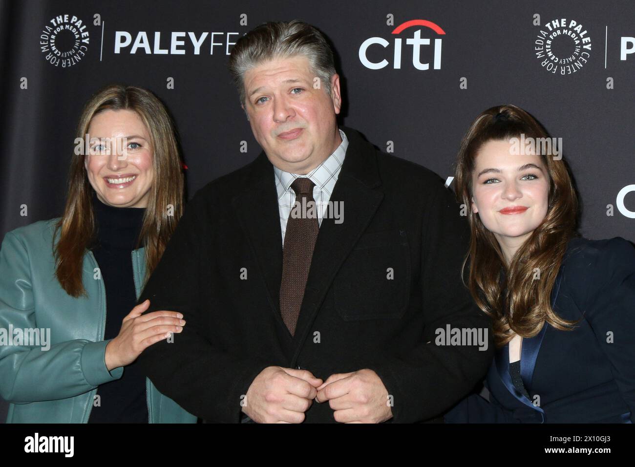 April 14, 2024, Los Angeles, Ca, USA: LOS ANGELES - APR 14: Zoe Perry, Raegan Revord, Lance Barber at PaleyFEST 2024 - Young Sheldon at the Dolby Theater on April 14, 2024 in Los Angeles, CA (Credit Image: © Kay Blake/ZUMA Press Wire) EDITORIAL USAGE ONLY! Not for Commercial USAGE! Stock Photo
