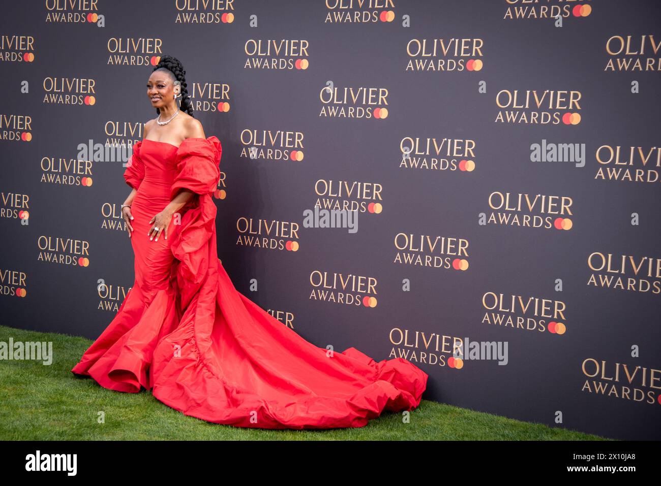 London, UK. 14th Apr, 2024. Beverley Knight attends The Olivier Awards 2024 at The Royal Albert Hall. Olivier Awards 2024 with Mastercard at Royal Albert Hall in London on April 14, 2024 Credit: SOPA Images Limited/Alamy Live News Stock Photo