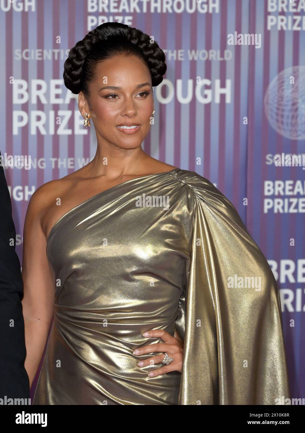 LOS ANGELES, USA. April 13, 2024: Alicia Keys at the 2024 Breakthrough ...
