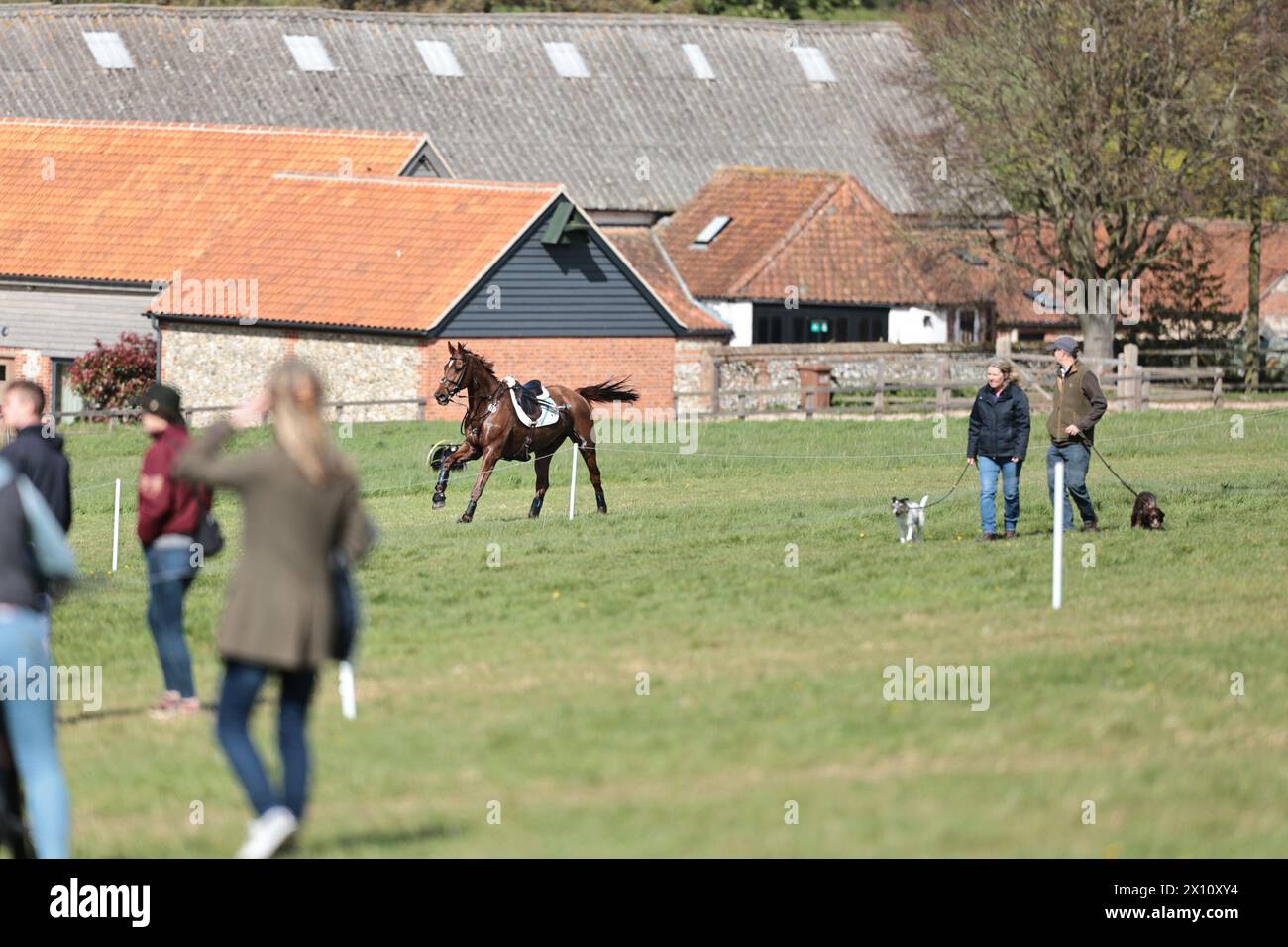 Burnham Market, Norfolk, UK. 14th Apr, 2024. Sammi Birch of Australia