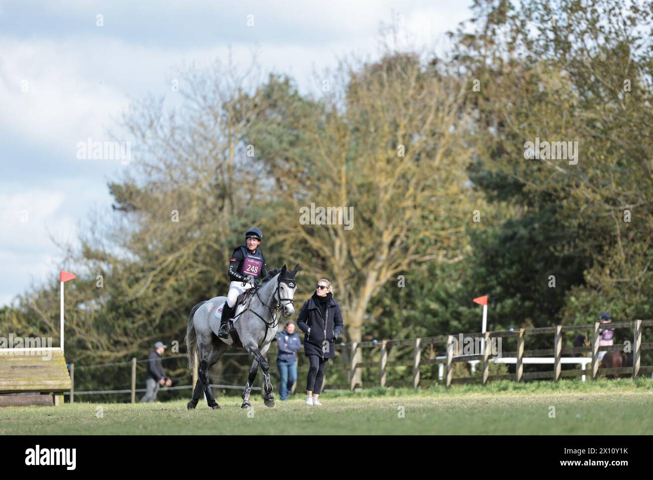 Burnham Market, Norfolk, UK. 14th Apr, 2024. Oliver Townend of Great